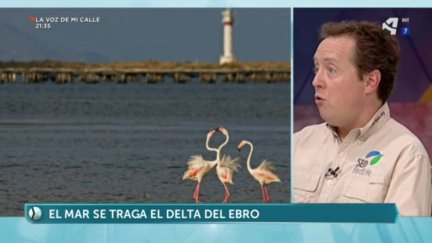 El mar se traga el Delta del Ebro