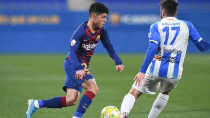 La SD Ejea ha jugado este sábado en el Johan Cruyff.
