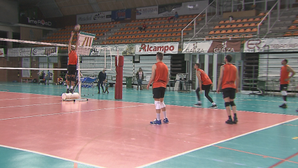 Entrenamiento del CV Teruel.