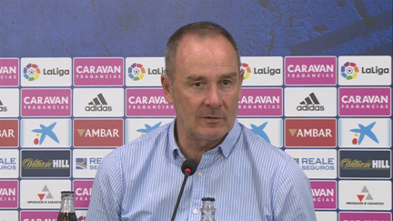 Víctor Fernández en rueda de prensa.