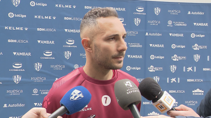Ferreiro atendió a la prensa en el entrenamiento posterior al partido contra el Extremadura.