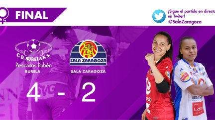 Sala Zaragoza ha caído en su visita a la pista del segundo clasificado.