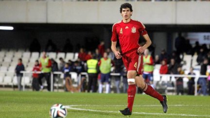 Jesús Vallejo debutó con la Sub-21 el 26 de marzo de 2015.