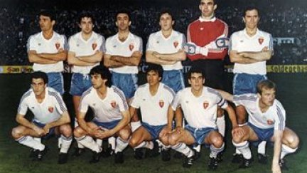 El Real Zaragoza conquista su tercera Copa del Rey en 1986.