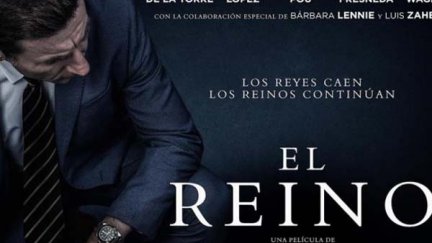 Cartel de la película El Reino, en la que se recita la alienación del Real Zaragoza que ganó la Recopa.