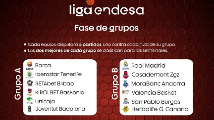 Doce equipos lucharán por el título de la Liga Endesa en la fase final.