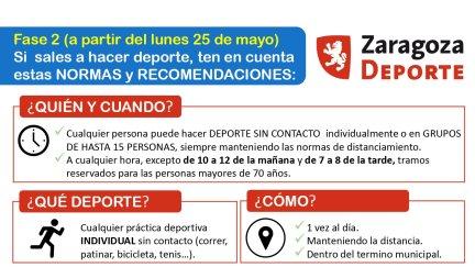 Este lunes entran en vigor varias novedades para hacer deporte al aire libre.