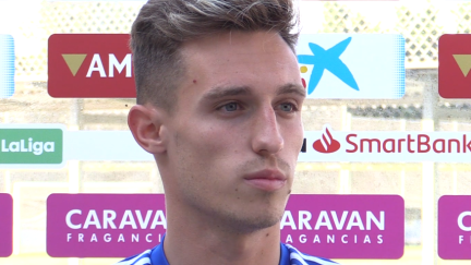 Rueda de prensa de Álex Blanco.