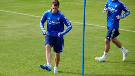 El conjunto de Víctor Fernández ha realizado la última sesión de entrenamiento de la semana. Foto: Real Zaragoza.