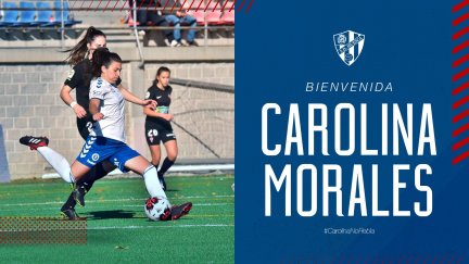 Carolina Morales ficha por la SD Huesca Femenino. Foto: SD Huesca.