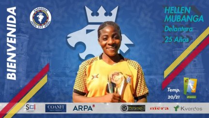 El Zaragoza CFF ficha a Hellen Mubanga. Foto: Zaragoza CFF.