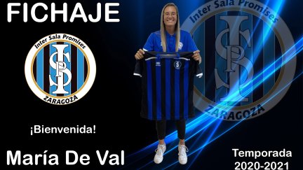 María de Val, nueva guardameta del Intersala Promesas para la próxima temporada.