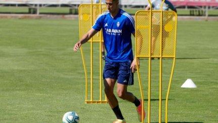 El Yamiq durante un entrenamiento.