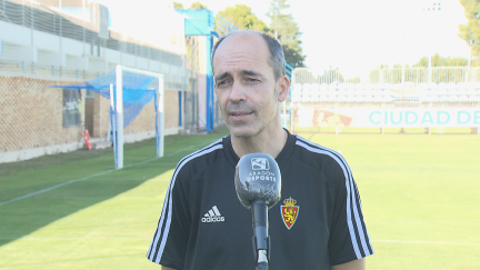 Javier Garcés, entrenador Deportivo Aragón