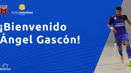 Ángel Gascón, nuevo fichaje del Fútbol Emotion Zaragoza. Foto: Fútbol Emotion Zaragoza.