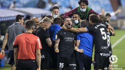 La victoria de la SD Huesca en La Romareda es uno de los momentos clave de la temporada.