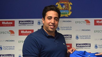 El presidente del Fuenlabrada, Jonathan Praena. Foto: Fuenlabrada CF.