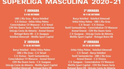 Calendario Superliga Voleibol