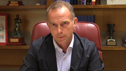 El presidente del Real Zaragoza, Christian Lapetra.