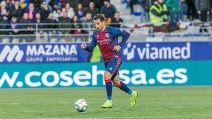 Pedro López renueva hasta 2021. Foto: SD Huesca.