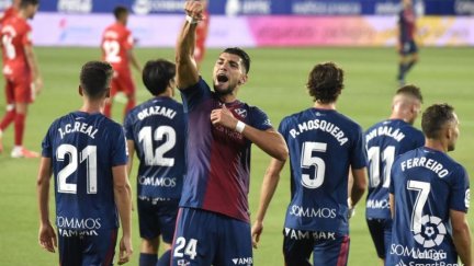 Rafa Mir durante un partido. Foto: LaLiga.