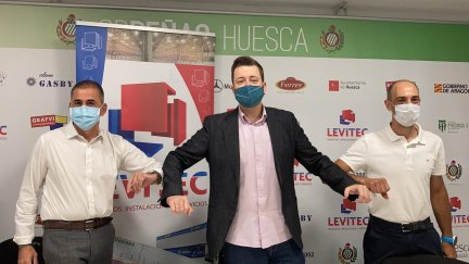 Levitec renueva su patrocinio con el CB Peñas Huesca para las próximas tres temporadas