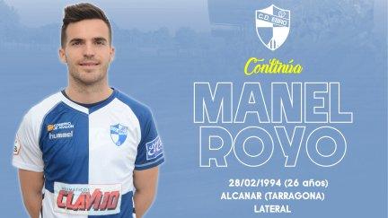 Manel Royo como nuevo fichaje del CD Ebro