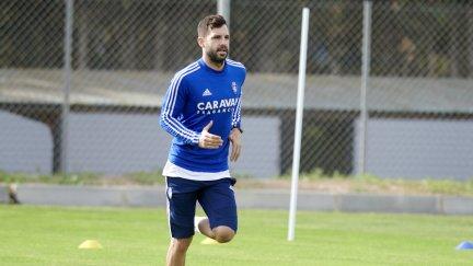 Alberto Guitián, durante un entrenamiento.