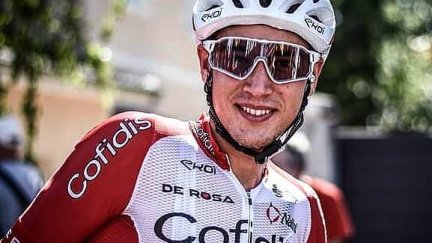 Fernando Barceló en el Giro de Lombardía