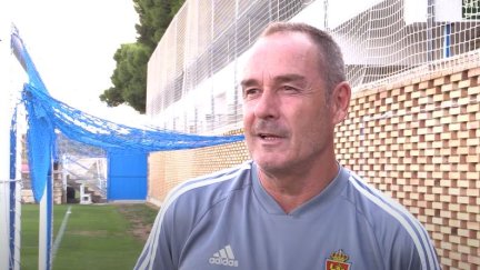 Víctor Fernández, en la rueda de prensa