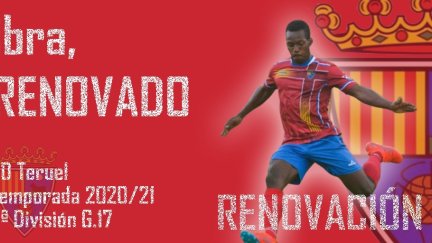 Ibra ha sido la última renovación que ha comunicado el CD Teruel.