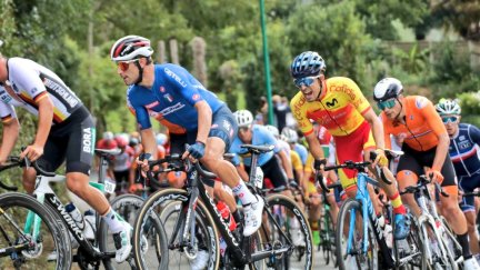 Sergio Samitier durante el Campeonato de Europa disputado en Plouay.