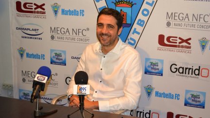 Jaime Molina, entrenador de la SD Ejea.