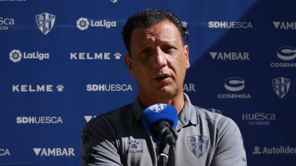 Pedro Gracia durante la rueda de prensa