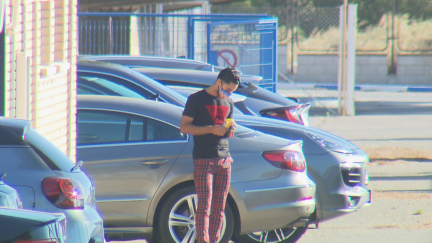 Raí, durante las pruebas PCR a la plantilla zaragocista