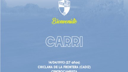 Carri, nuevo jugador del CD Ebro