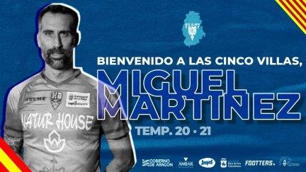 Miguel Martínez, nuevo jugador de la SD Ejea