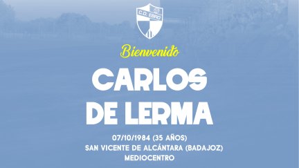 Carlos de Lerma es el nuevo fichaje del CD Ebro.