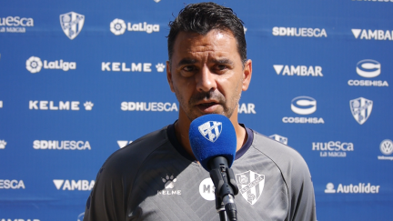 Míchel Sánchez, entrenador SD Huesca.
