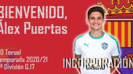 Álex Puertas se incorpora al CD Teruel. Foto: CD Teruel.