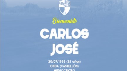 Carlos José refuerza el centro del campo del CD Ebro.