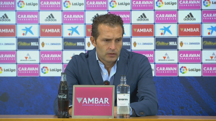 Rubén Baraja en rueda de prensa