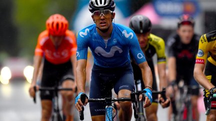 Sergio Samitier en una etapa del recién finalizado Giro de Italia.