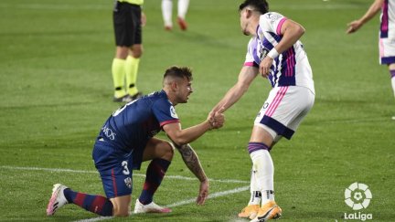 La SD Huesca está obligada a levantarse en las próximas jornadas.