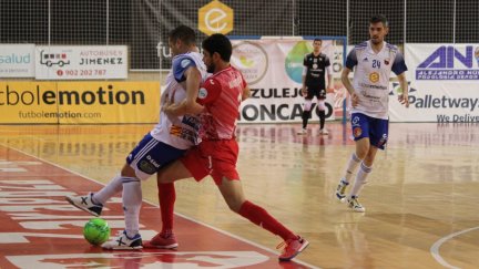 Imagen del encuentro de este miércoles ante El Pozo Murcia