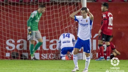 Álvaro Tejero y el Toro Fernández se lamentan de una ocasión fallada