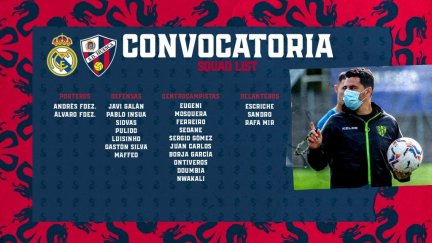 Convocatoria de 22 futbolistas