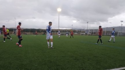 Una imagen del encuentro disputado esta tarde en Tajonar.