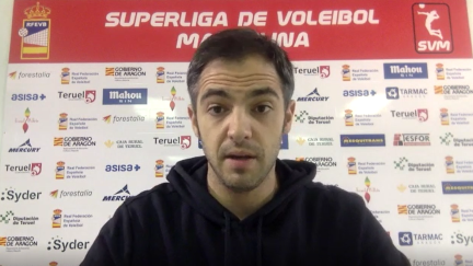 Miguel Rivera, entrenador del CV Teruel.