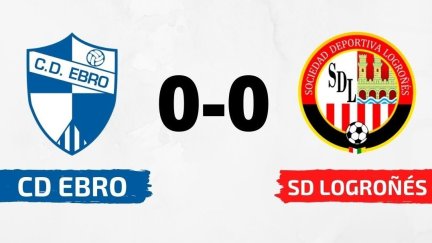 El Ebro ha sumado un punto en el partido aplazado de la primera jornada.